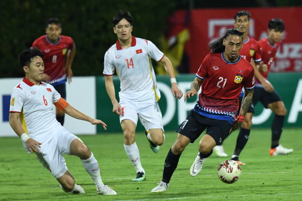 Những hình ảnh hiếm hoi từ trận đấu ĐT Việt Nam 2-0 ĐT Lào ở AFF Cup 2020 - Ảnh 7.