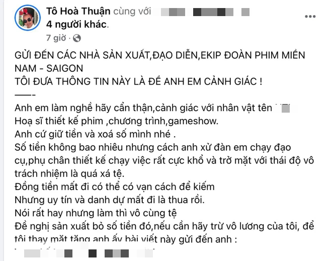 NS Quốc Thuận bức xúc tố 1 người gian dối, căng đến mức chấp nhận mất tiền để làm ra nhẽ: Chuyện gì đây? - Ảnh 2.