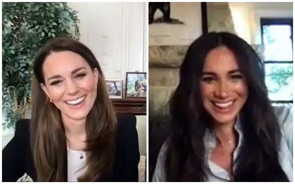 Công nương Kate tái xuất đầy cuốn hút khiến Meghan Markle lại bị cộng đồng mạng đem ra so sánh về ngoại hình - Ảnh 2.