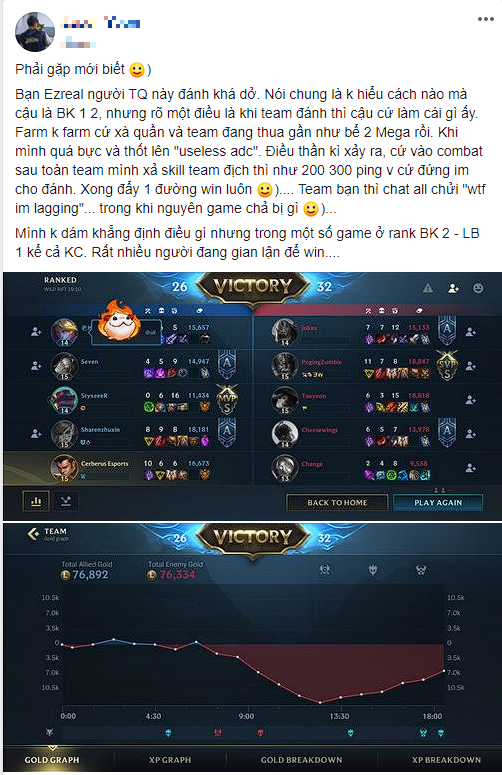 Một game thủ Tốc Chiến đạt rank Thách Đấu với tỉ lệ thắng 99% một vị tướng, CĐM liền đặt nghi vấn khi nhìn tên - Ảnh 3.