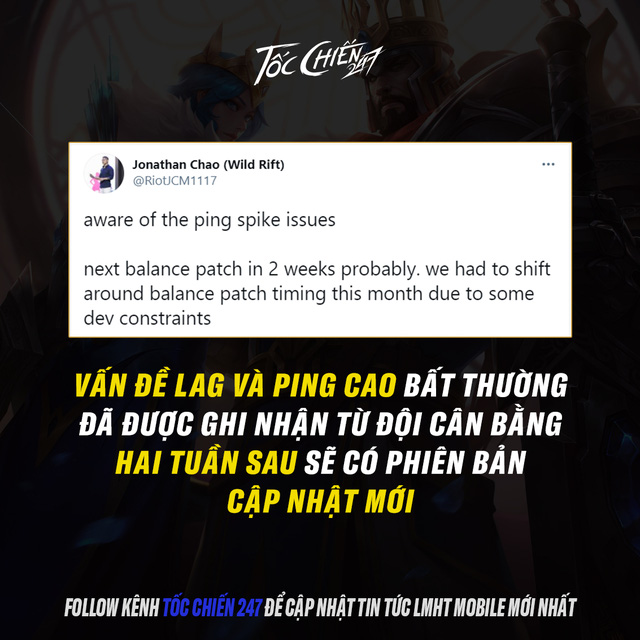 Riot và VNG đã có câu trả lời về vấn đề siêu giật lag trong Tốc Chiến và lời hứa cho game thủ Việt - Ảnh 2.
