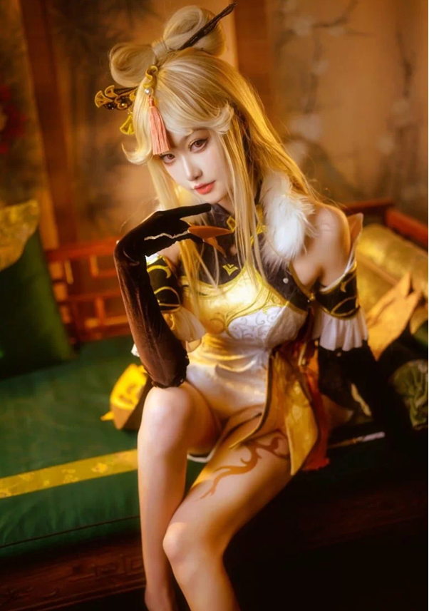 Ngây ngất với bộ cosplay nàng Ningguang trong vũ trụ Genshin Impact - Ảnh 8.