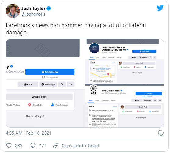 Facebook phát động chiến tranh tin tức với Úc - Ảnh 2.