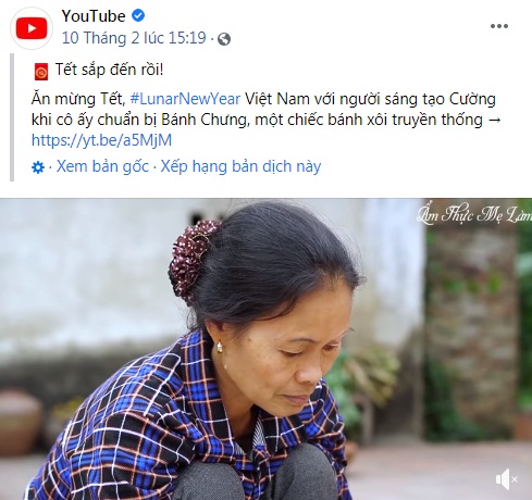 Tin vui đầu năm mới, video gói bánh chưng ngày Tết của Ẩm Thực Mẹ Làm được Fanpage YouTube 100 triệu người theo dõi chia sẻ, giới thiệu đến toàn thế giới - Ảnh 1.