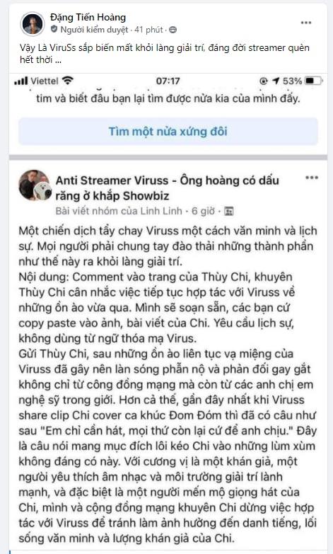 Chuyện lạ kỳ: Streamer ViruSs trở thành admin của nhóm… anti, lại còn tích cực viết bài tẩy chay bản thân - Ảnh 3.