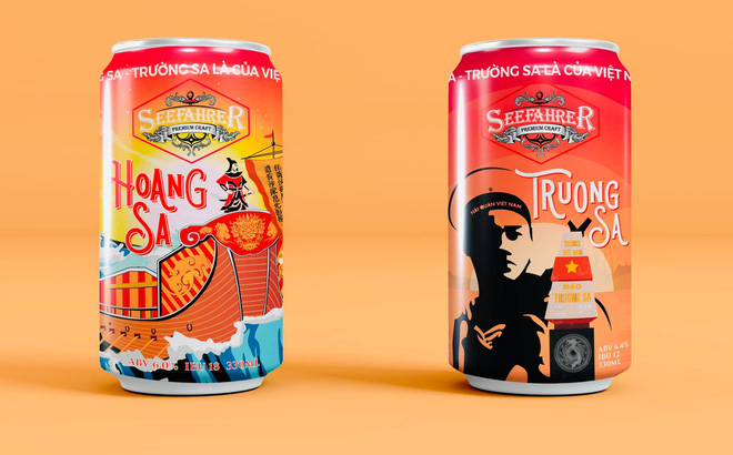 Bia Việt Nam đầu tiên mang tên Hoàng Sa, Trường Sa: Trên vỏ chai có bảng  lệnh của vua Gia Long