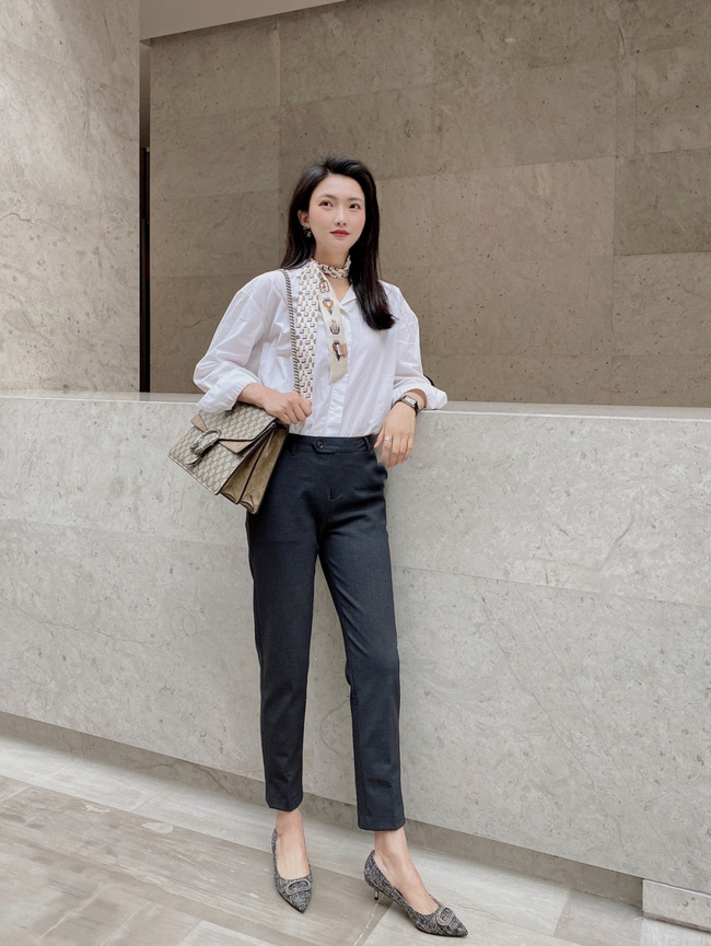 Street style châu Á: Nhiều màu sắc xuống phố nhưng bất ngờ nhất là màn khoe eo mỏng dính của cô nàng váy cam - Ảnh 1.