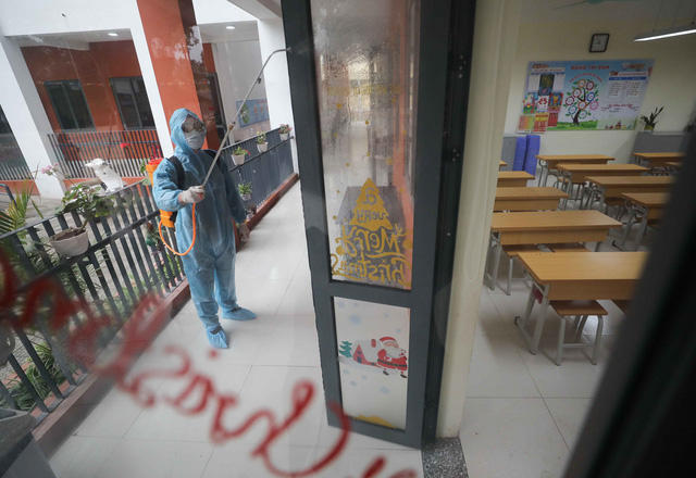 Trường học ở Hà Nội chuẩn bị đón học sinh trở lại trong trạng thái bình thường mới - Ảnh 7.
