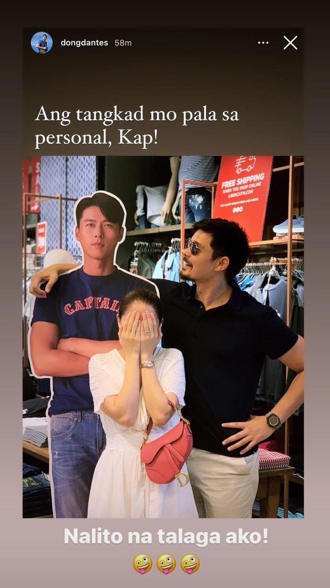Phản ứng hài hước của chồng mỹ nhân đẹp nhất Philippines khi vợ si mê Hyun Bin - Ảnh 2.