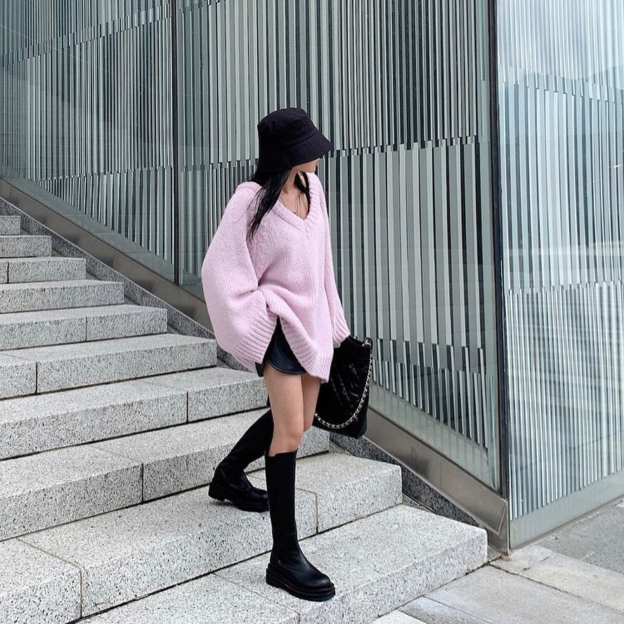 11 c&aacute;ch diện boots cao ngang gối được hội s&agrave;nh mặc m&ecirc; nhất l&uacute;c n&agrave;y, update ngay để diện đẹp cả Tết - Ảnh 4.