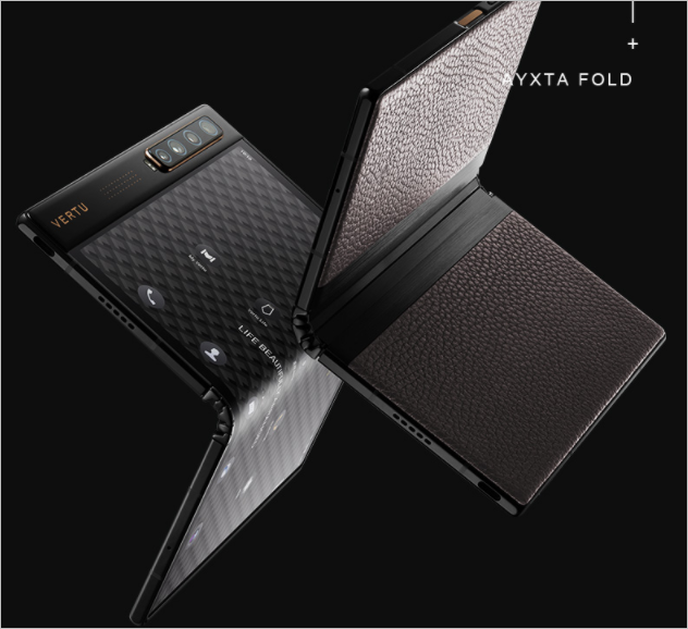 Vertu ra mắt điện thoại thông minh màn hình gập Ayxta Fold, nhìn mà xót hết cả ví - Ảnh 4.