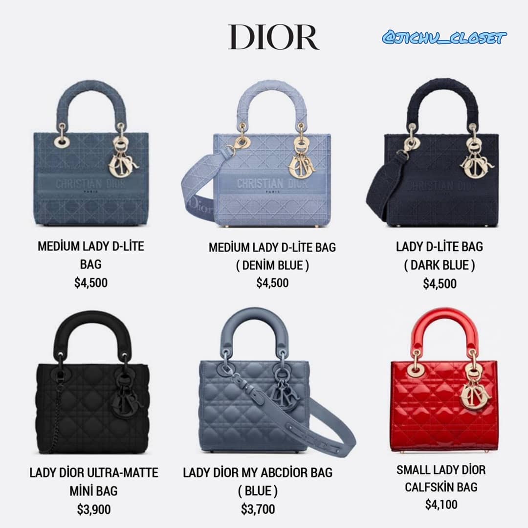 Get The Look Jisoos Favorite Lady Dior Bags And How Much They Cost   MetroStyle