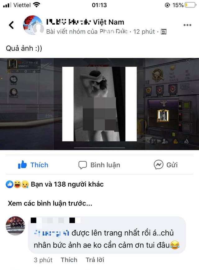 Cảnh báo! Một game Việt trở thành nơi để game thủ khoe ảnh nóng trá hình, thậm chí là “lộ 100%” - Ảnh 1.