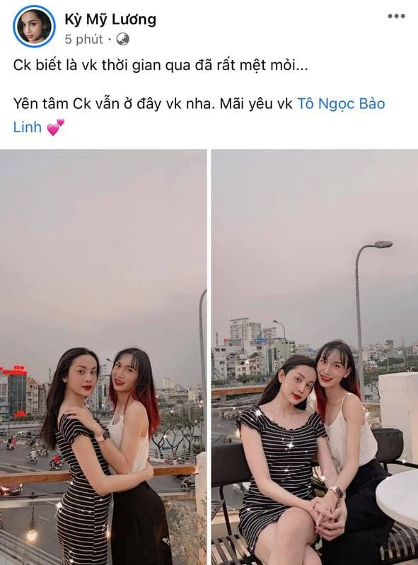 Lương Mỹ Kỳ đăng Hình ôm ấp Còn Xưng Hô Vợ Chồng Với Lynk Lee Chuyện Gì đang Xảy Ra 