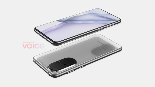 Huawei P50 lộ ảnh render chi tiết với màn hình phẳng và camera thiết kế mới - Ảnh 4.