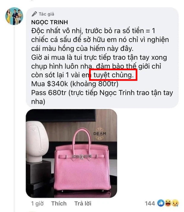 After using ghost photos, netizens again inspired Ngoc Trinh to use the word airbag advertising with a slight mistake - Photo 2.