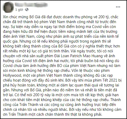 MXH mở tiệc ăn mừng Bố Già thắng 200 tỷ: Ngô Thanh Vân Chơi vậy ai chơi lại anh, Ninh Dương Lan Ngọc gọi luôn tượng đài - Ảnh 12.