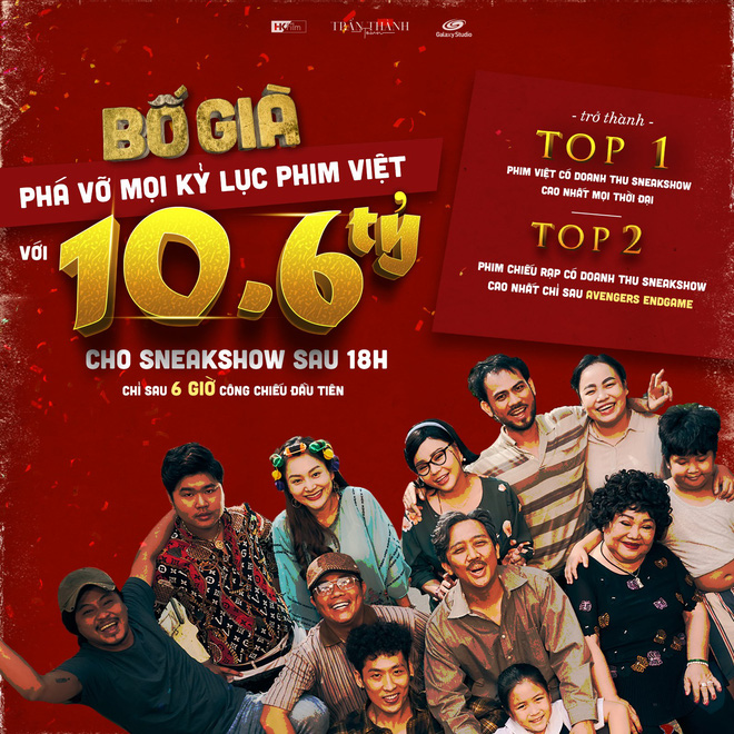 11 kỷ lục phim Bố Già, Trấn Thành soán ngôi vua phòng vé phim Việt