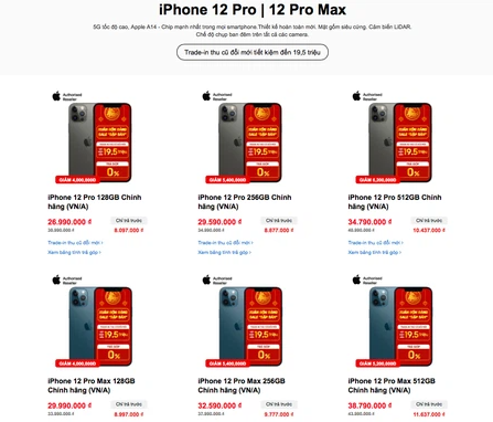 Các mẫu iPhone 12 liên tục giảm giá - Ảnh 3.