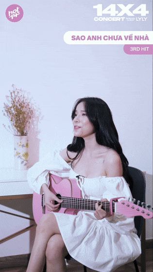LyLy cover hit của Thiều Bảo Tr&acirc;m, đưa fan trở về những ng&agrave;y &aacute;m ảnh v&igrave; giai điệu 24H tại 14x4 Concert - Ảnh 5.