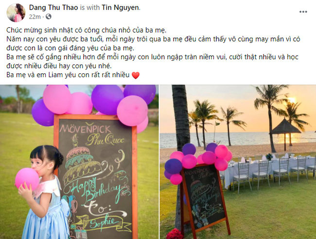 Hoa hậu Đặng Thu Thảo hiếm hoi khoe ảnh cận mặt con gái, nhóc tỳ 3 tuổi đã lớn thấy rõ và ngày càng ra dáng tiểu mỹ nhân - Ảnh 2.