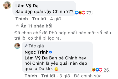 Lam Vy Da monstrously asked Ngoc Trinh the secret to being beautiful, even though he was the same age, what was the reaction that the netizen launched so full of haha?  - Photo 2.