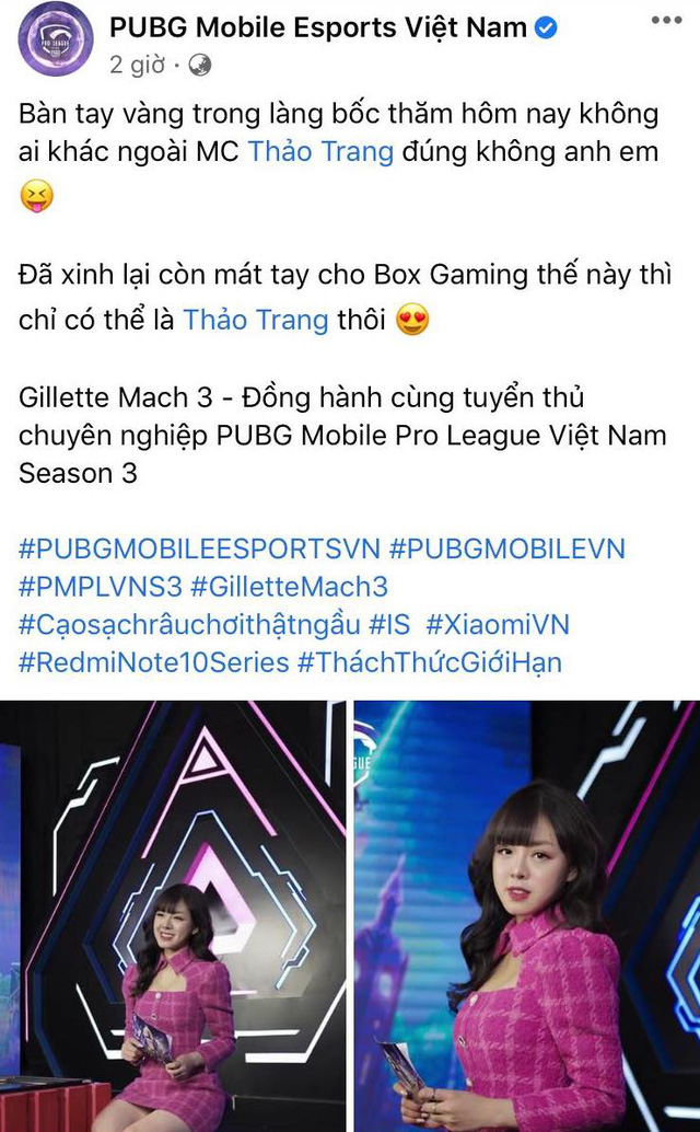 Xinh đẹp, tay thơm, nữ MC khiến cả làng PUBG Mobile Việt xôn xao khi xuất hiện - Ảnh 1.