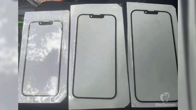 Lộ mặt kính của iPhone 13, xác nhận rãnh tai thỏ nhỏ hơn - Ảnh 1.