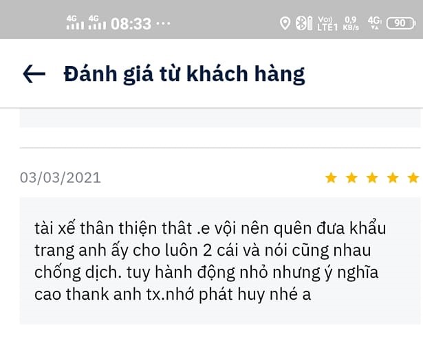 Xỉu up xỉu down với loạt đánh giá đáng yêu của khách hàng dành cho tài xế công nghệ - Ảnh 4.