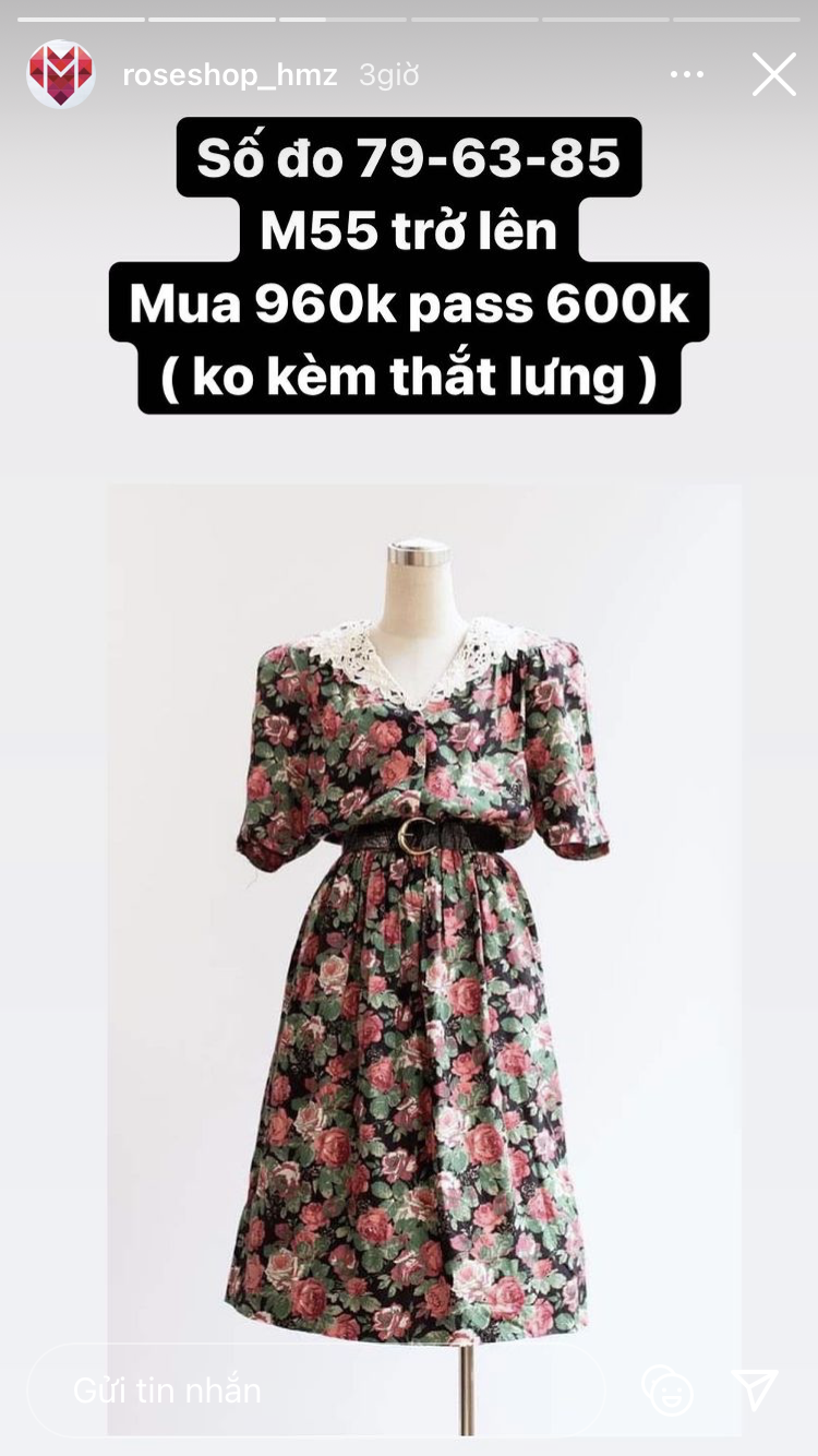Hòa Minzy thanh lý cả loạt váy style vintage cực xinh, có món giá chỉ còn 1/2 - Ảnh 4. Hòa Minzy thanh lý cả loạt váy style vintage cực xinh, có món giá chỉ còn 1/2 - Ảnh 4.