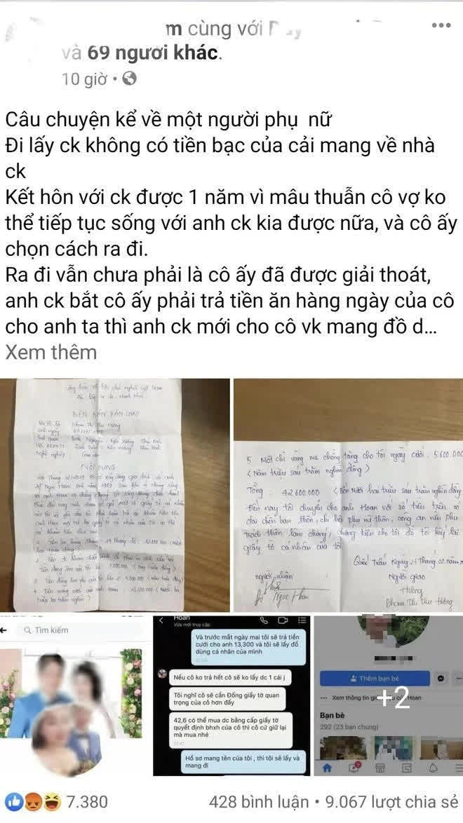 Vụ vợ tố bị đòi 42 triệu tiền ăn, tiền khám sản trước khi ly hôn: Hàng xóm tiết lộ bất ngờ về người chồng - Ảnh 1. Vụ vợ tố bị đòi 42 triệu tiền ăn, tiền khám sản trước khi ly hôn: Hàng xóm tiết lộ bất ngờ về người chồng - Ảnh 1.