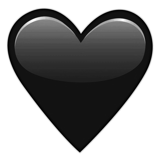 Hình đen hình trái tim den Những mẫu đẹp nhất để thể hiện tình yêu