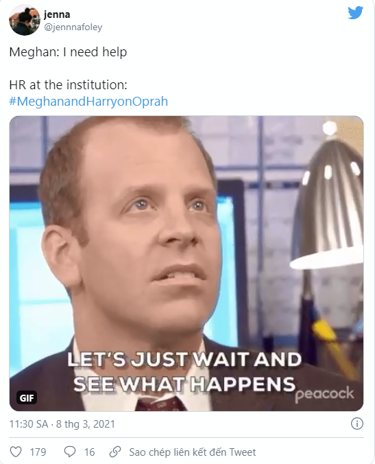 Cuộc phỏng vấn bom tấn của vợ chồng Meghan Markle l&agrave;m khuynh đảo MXH, d&acirc;n mạng ra sức chế ảnh meme kh&ocirc;ng nhịn được cười - Ảnh 3.