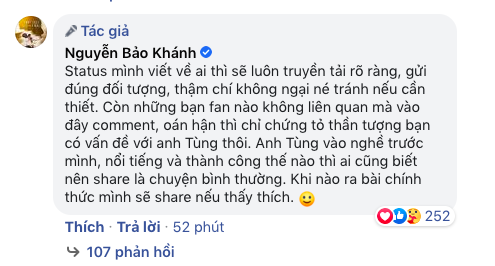 Bị cà khịa hám fame vì đăng teaser của Sơn Tùng, K-ICM ẩn ý: Oán hận chỉ chứng tỏ thần tượng bạn có vấn đề với anh Tùng - Ảnh 5.