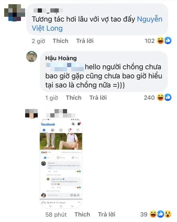 Mũi trưởng Long có động thái dằn mặt khi Hậu Hoàng bị một netizen nhận vơ làm... vợ - Ảnh 2.