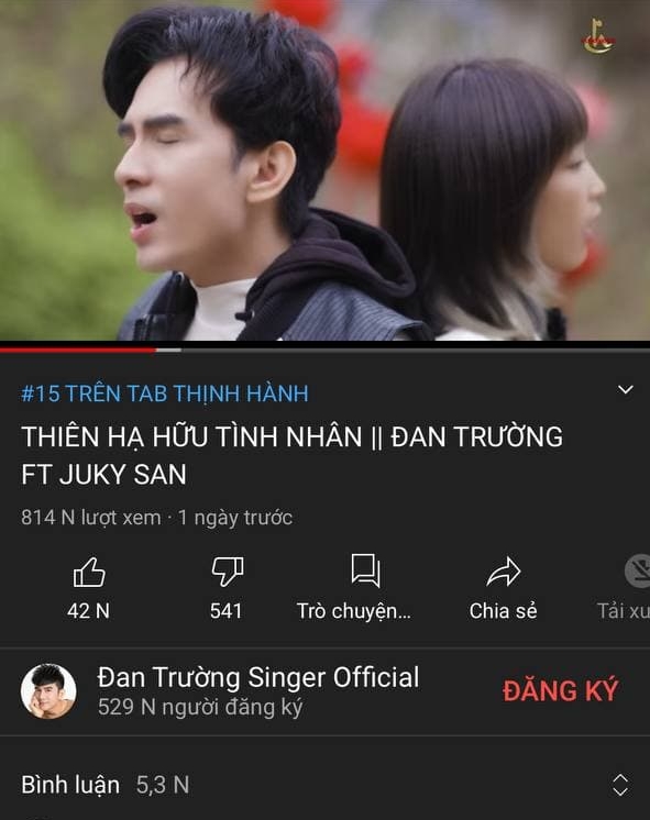 Đụng MV cùng ngày: Đan Trường tiến thẳng top trending, Hào Quang của Mỹ Tâm vụt tắt? - Ảnh 3.