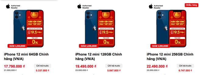 Nóng: 4 mẫu iPhone 12 lại tiếp tục giảm giá cực mạnh - Ảnh 1.