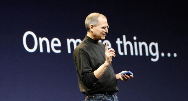 Apple đánh mất câu nói kinh điển “One more thing” của CEO Steve Jobs vào tay thương hiệu đồng hồ Swatch - Ảnh 1.