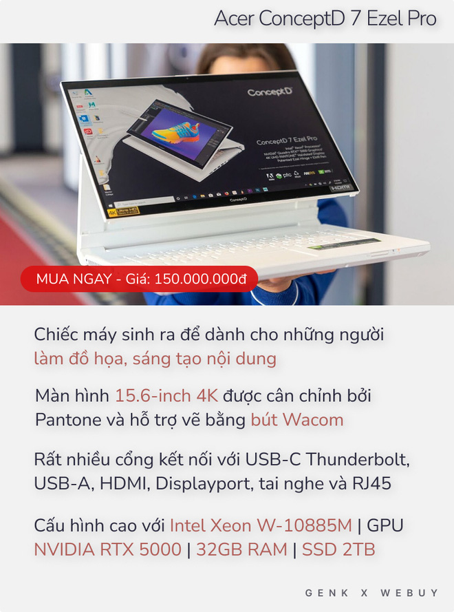 5 laptop giá bán lên tới 150 triệu, không có gì để chê dành cho những người không có gì ngoài điều kiện - Ảnh 9.