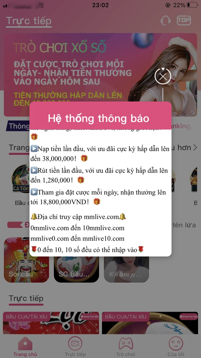 Cảnh báo: Xuất hiện nay ổ mại dâm online bên trên nền tảng livestream, donate khoả thân thiện cho tới mối quan hệ dục tình, cá phỏng, bài bạc thường rất tinh xảo - Hình ảnh 4.