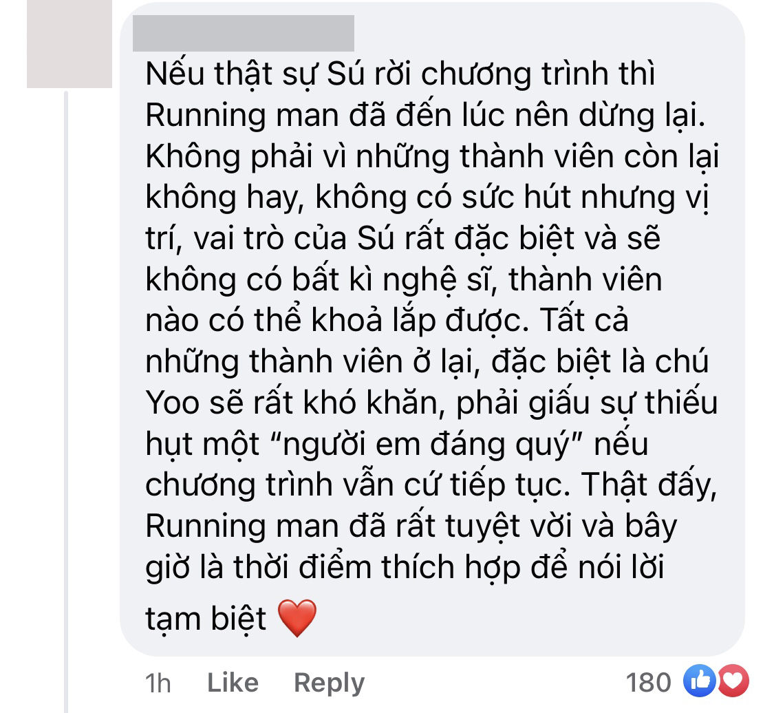 Fan Running Man đòi nghỉ xem khi Lee Kwang Soo rời show