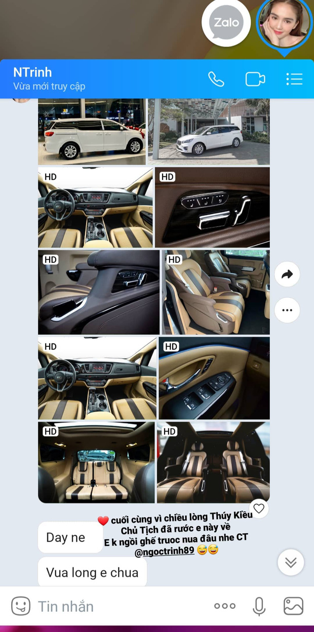 Thuý Kiều lại được Ngọc Trinh chiều chuộng, mua cả xe hơi xịn xò đợi trợ lý lên đập hộp? - Ảnh 3.