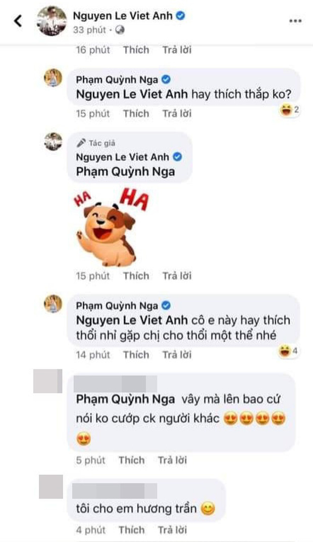 Định nghĩa thính 18 đều như vắt tranh: Quỳnh Nga cứ khoe body ngồn ngộn, Việt Anh auto vào bình luận nghe mà đỏ cả mặt - Ảnh 14. Định nghĩa thính 18 đều như vắt tranh: Quỳnh Nga cứ khoe body ngồn ngộn, Việt Anh auto vào bình luận nghe mà đỏ cả mặt - Ảnh 14.