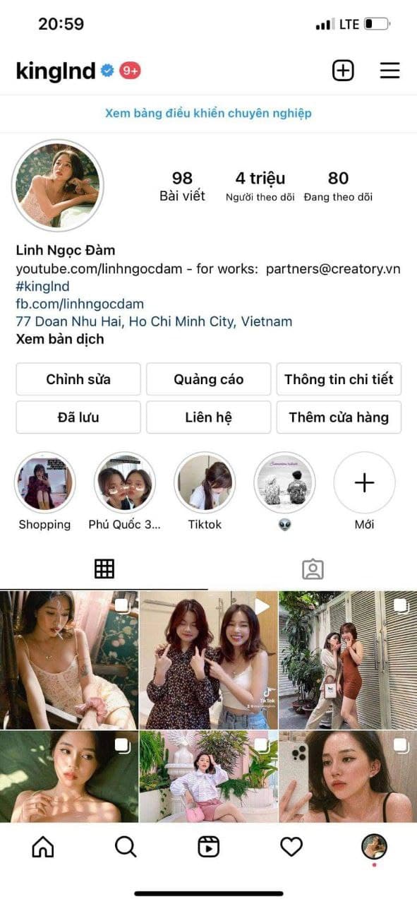 Linh Ngá»c Ä'am Can Má»'c 4 Triá»‡u NgÆ°á»i Theo Doi Tren Instagram Giá»¯ Vá»¯ng Vá»‹ Tháº¿ Ba Hoang Mxh Trong Giá»›i Streamer