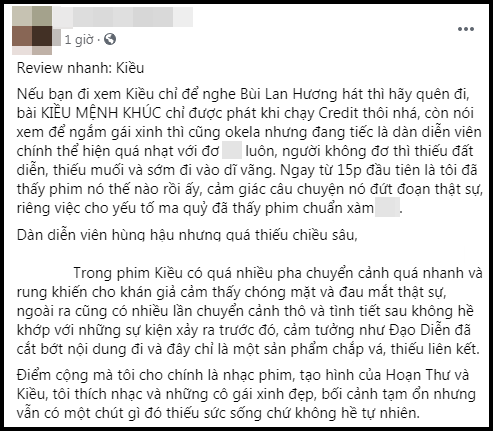 Phim KIỀU tràn ngập lời chê của cư dân mạng: Thảm hoạ không kém Kiều @, 100 review dưới 5 được 1 bài trên 5 - Ảnh 3.