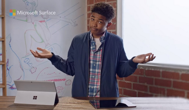 Quảng cáo Surface Pro 7 mới nhất của Microsoft tiếp tục lôi iPad Pro ra làm trò đùa - Ảnh 3.