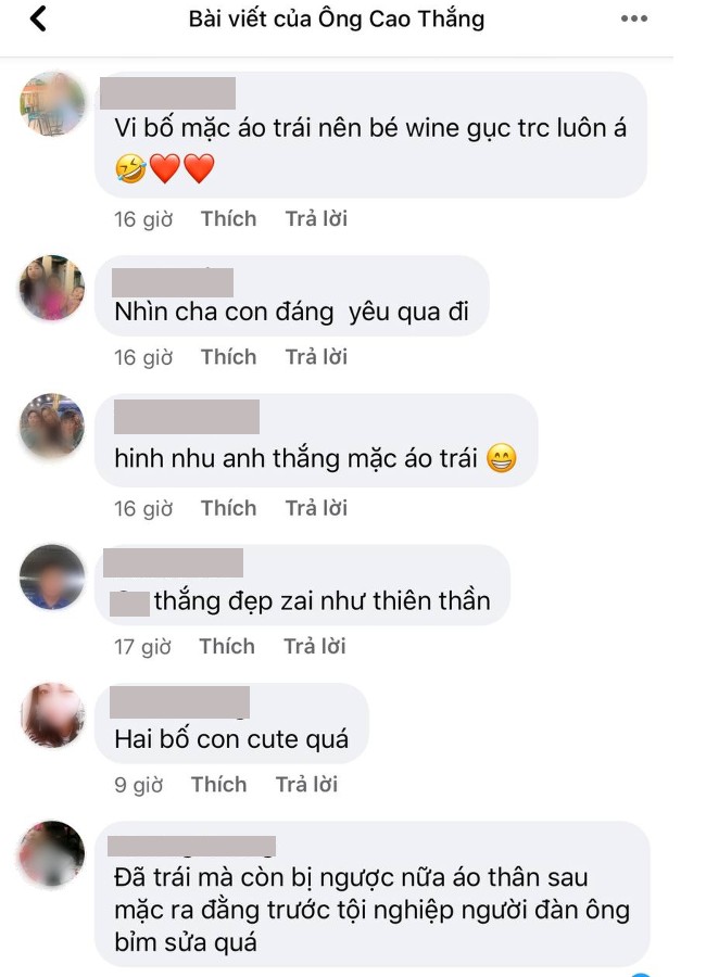 Bị netizen hiểu lầm là mải chăm con đến mặc cả áo ngược, bố bỉm Ông Cao Thắng vội phân trần: Mẫu áo nó vậy mà mọi người - Ảnh 2.