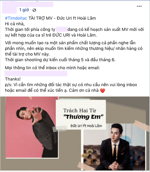 Vừa lộ tin nhắn với vợ cũ Cindy Lư, ekip Hoài Lâm tận dụng drama tung luôn ca khúc ăn theo hai chữ Thương Em? - Ảnh 3.