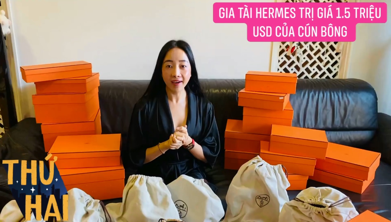 Hot mom nhiều t&uacute;i Herm&egrave;s hơn cả Ngọc Trinh h&eacute; lộ gia t&agrave;i t&uacute;i hơn 30 tỷ, nhiều mẫu hot hit chưa chắc c&oacute; tiền đ&atilde; mua được - Ảnh 1.