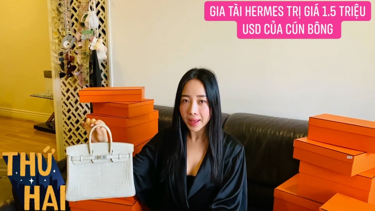 Hot mom nhiều t&uacute;i Herm&egrave;s hơn cả Ngọc Trinh h&eacute; lộ gia t&agrave;i t&uacute;i hơn 30 tỷ, nhiều mẫu hot hit chưa chắc c&oacute; tiền đ&atilde; mua được - Ảnh 3.